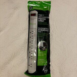 Greenlite 7 Outlet Advanced Power Strip NWT